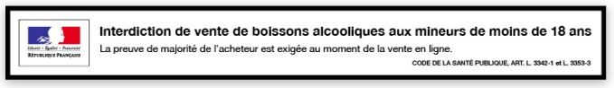 interdiction de vente de boissons alcooliques aux mineurs de moins de 18 ans